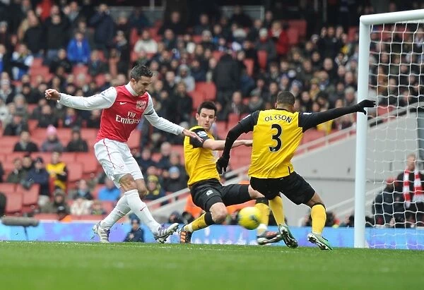 Robin van Persie Scores Brace: Arsenal vs. Blackburn Rovers, 2012