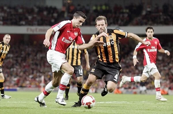 Robin van Persie vs. Ian Ashbee: Arsenal's 1-2 Defeat to Hull City in the Barclays Premier League (September 27, 2008)