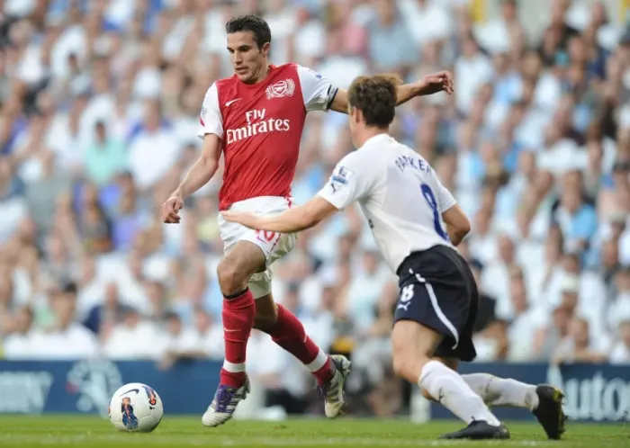 Framed Print : Robin van Persie vs. Scott Parker: A Rivalry Ignites - Tottenham Hotspur 2:1 Arsenal, Premier League, 2011 Framed Print : Robin van Persie vs. Scott Parker: A Rivalry Ignites - Tottenham Hotspur 2:1 Arsenal, Premier League, 2011