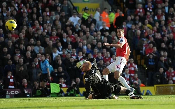 Robin van Persie's Brilliant Strike: Arsenal's Second Goal vs. Norwich City (Premier League 2011-12)