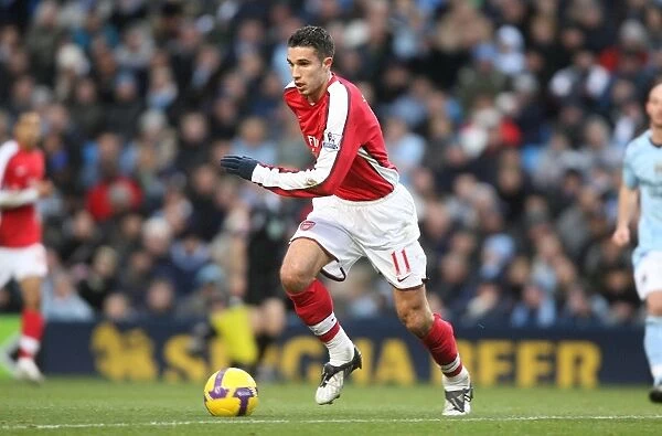 Robin van Persie's Disappointing Night: Manchester City 3-0 Arsenal, Barclays Premier League (November 2008)