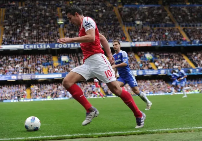 Framed Print : Robin van Persie's Five-Goal Blitz: Arsenal's Thrilling 5-3 Victory over Chelsea in the Premier League (2011-12) Framed Print : Robin van Persie's Five-Goal Blitz: Arsenal's Thrilling 5-3 Victory over Chelsea in the Premier League (2011-12)