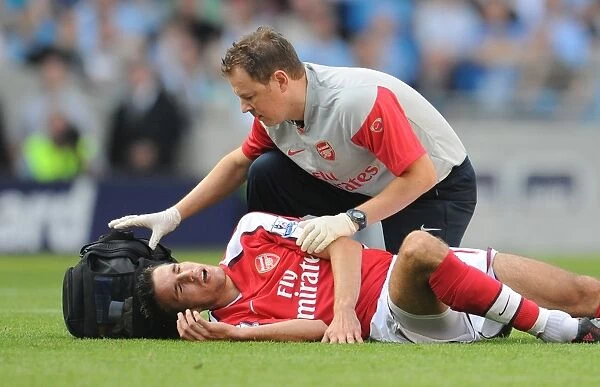Robin van Persie's Injury: Manchester City vs. Arsenal, 2009