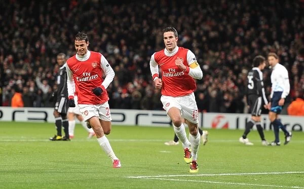 Robin van Persie's Penalty Goal: Arsenal's First in Champions League Victory Over Partizan Belgrade (8 / 12 / 2010)