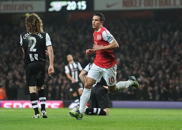 Robin van Persie's Strike: Arsenal vs. Newcastle United, Premier League 2011-12