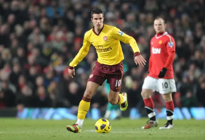 Framed Print : Robin van Persie's Strike: Manchester United 1-0 Arsenal, Premier League 2010-11