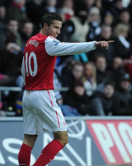 Framed Print : Robin van Persie's Strike: Swansea City vs. Arsenal, Premier League 2011-12