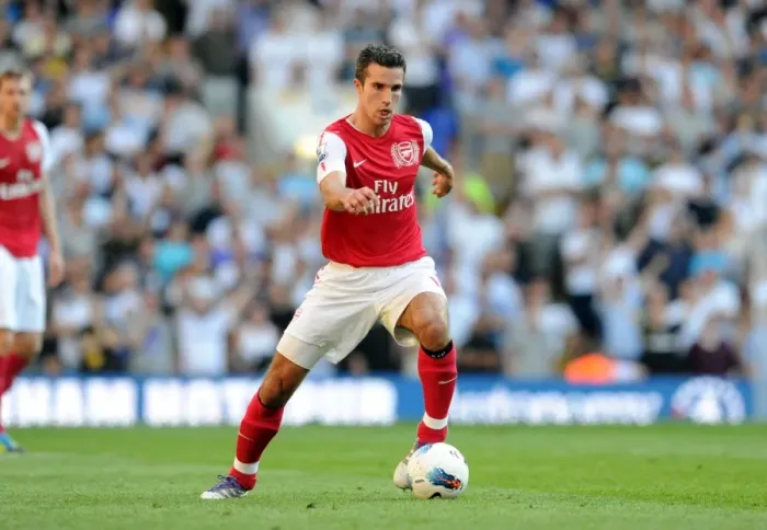 Framed Print : Robin van Persie's Strike: Tottenham Hotspur 2-1 Arsenal, Premier League 2011-12