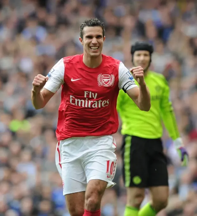 Framed Print : Robin van Persie's Stunner: Arsenal's Historic Winning Goal Against Chelsea (2011-12) Framed Print : Robin van Persie's Stunner: Arsenal's Historic Winning Goal Against Chelsea (2011-12)