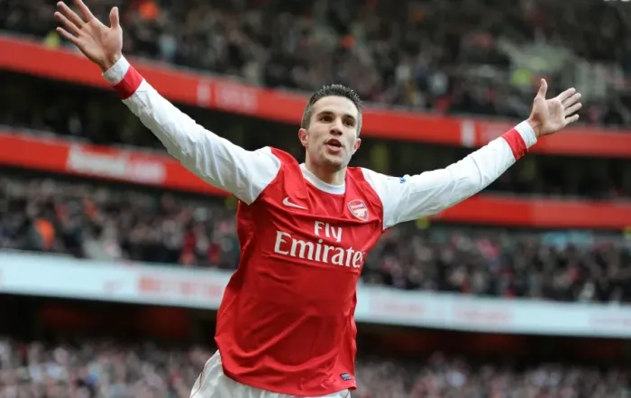 Framed Print : Robin van Persie's Stunner: Arsenal's Opening Goal in 3-0 Victory over Wigan Athletic (2011) Framed Print : Robin van Persie's Stunner: Arsenal's Opening Goal in 3-0 Victory over Wigan Athletic (2011)