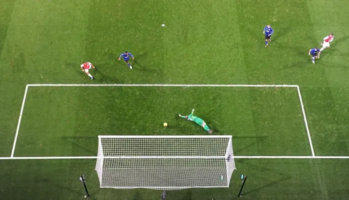 Framed Print : Robin van Persie's Stunning Goal: Arsenal's Victory Over Manchester United, 2012 Premier League - Van Persie Scores Past Anders Lindegaard Framed Print : Robin van Persie's Stunning Goal: Arsenal's Victory Over Manchester United, 2012 Premier League - Van Persie Scores Past Anders Lindegaard