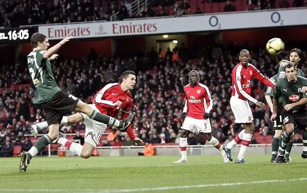 Robin van Persie's Thrilling FA Cup Debut Goal: Arsenal vs. Plymouth Argyle (3-1)