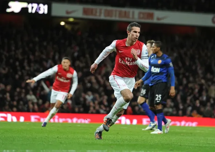 Framed Print : Robin van Persie's Thrilling Goal: Arsenal's Epic Victory Over Manchester United, Premier League 2011-12 Framed Print : Robin van Persie's Thrilling Goal: Arsenal's Epic Victory Over Manchester United, Premier League 2011-12