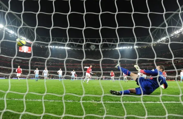 Framed Print : Robin van Persie's Thrilling Penalty: Arsenal's FA Cup Triumph over Aston Villa (2012) Framed Print : Robin van Persie's Thrilling Penalty: Arsenal's FA Cup Triumph over Aston Villa (2012)