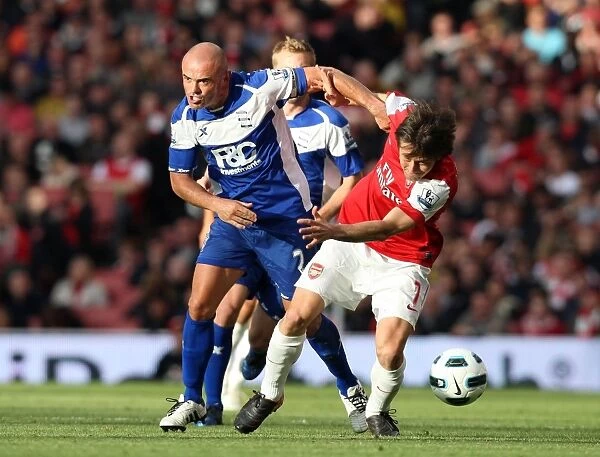 Rosicky vs Carr: Arsenal's Victory Over Birmingham City (2:1), Barclays Premier League, Emirates Stadium, October 16, 2010