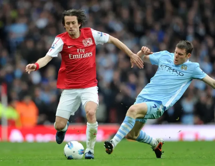 Framed Print : Rosicky vs Milner: Arsenal's Win Over Manchester City (1:0), BPL, Emirates Stadium, 2012 Framed Print : Rosicky vs Milner: Arsenal's Win Over Manchester City (1:0), BPL, Emirates Stadium, 2012