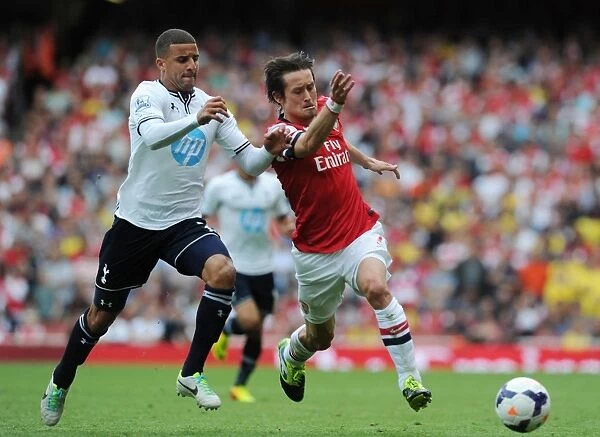 Rosicky's Sneaky Move: Arsenal's Tomas Rosicky Outmaneuvers Kyle Walker in Epic Clash vs. Tottenham