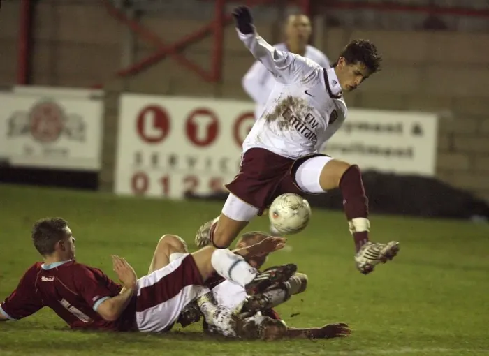 Framed Print : Rui Fonte (Arsenal) Nik Kudiersky (Burnley) Framed Print : Rui Fonte (Arsenal) Nik Kudiersky (Burnley)