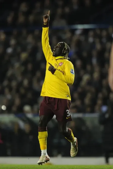 Framed Print : Sagna's Stunner: Arsenal's Triumph over Leeds United in the FA Cup, January 2011