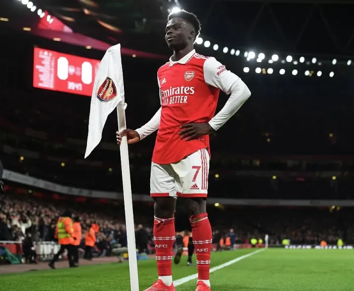 Framed Print : Saka Scores First: Arsenal's Triumph Over Everton in the Premier League Framed Print : Saka Scores First: Arsenal's Triumph Over Everton in the Premier League