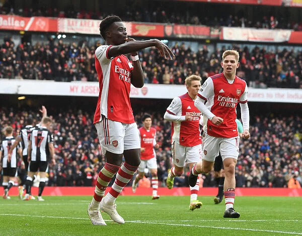 Saka Scores First: Arsenal's Triumph Over Newcastle United in Premier League 2021-22