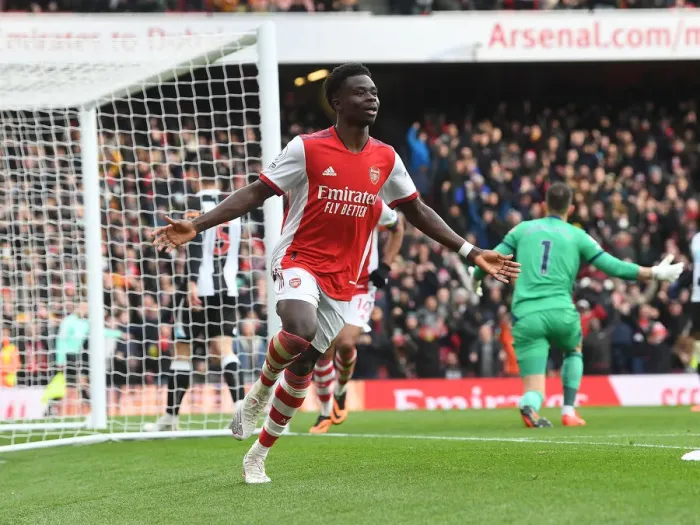Framed Print : Saka Scores First: Arsenal's Victory over Newcastle United in Premier League Showdown Framed Print : Saka Scores First: Arsenal's Victory over Newcastle United in Premier League Showdown