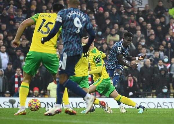 Saka Scores First: Norwich City vs. Arsenal, Premier League 2021-22