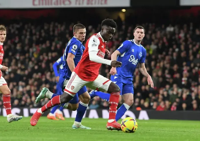 Framed Print : Saka Strikes: Arsenal's Triumph Over Everton in the 2022-23 Premier League - Bukayo Saka Scores First Goal Framed Print : Saka Strikes: Arsenal's Triumph Over Everton in the 2022-23 Premier League - Bukayo Saka Scores First Goal