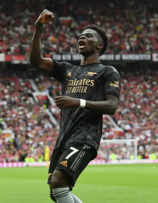 Framed Print : Saka's Stunner: Arsenal's Thrilling 1-0 Victory over Manchester United in the 2022-23 Premier League Framed Print : Saka's Stunner: Arsenal's Thrilling 1-0 Victory over Manchester United in the 2022-23 Premier League