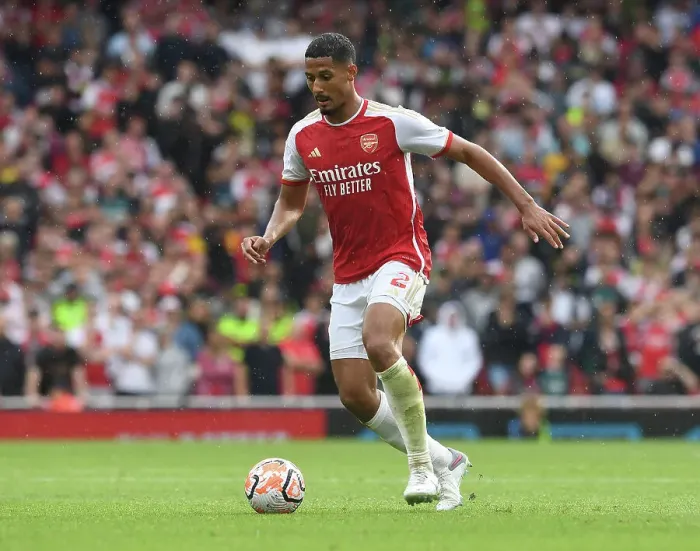 Framed Print : Saliba Shines: Arsenal's Victory Over Fulham in the 2023-24 Premier League Framed Print : Saliba Shines: Arsenal's Victory Over Fulham in the 2023-24 Premier League