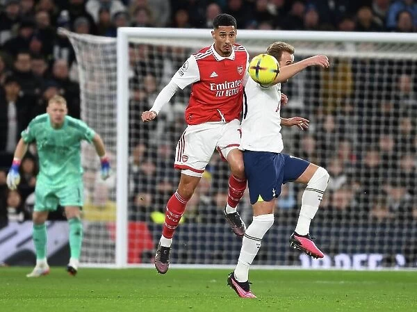 Saliba vs Kane: Intense Battle in the Premier League Clash between Tottenham and Arsenal