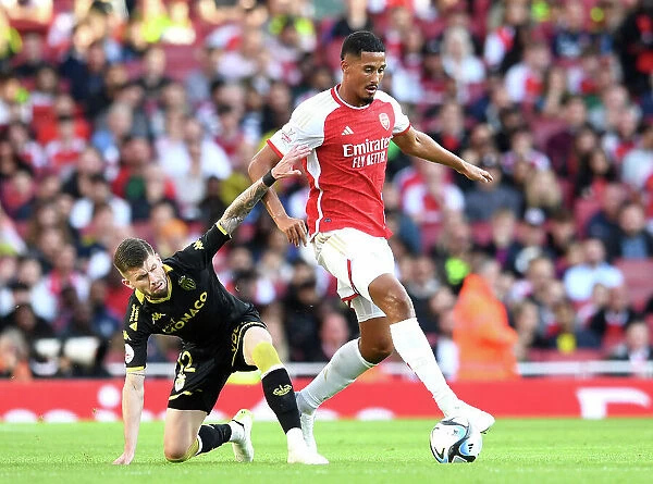 Saliba's Showdown: Arsenal vs AS Monaco at Emirates Cup 2023-24