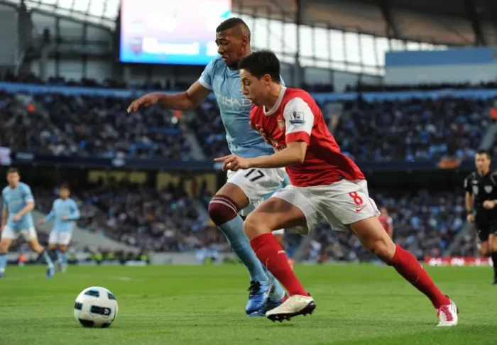 Framed Print : Sami Nasri Shines as Arsenal Crushes Manchester City 3-0 Framed Print : Sami Nasri Shines as Arsenal Crushes Manchester City 3-0