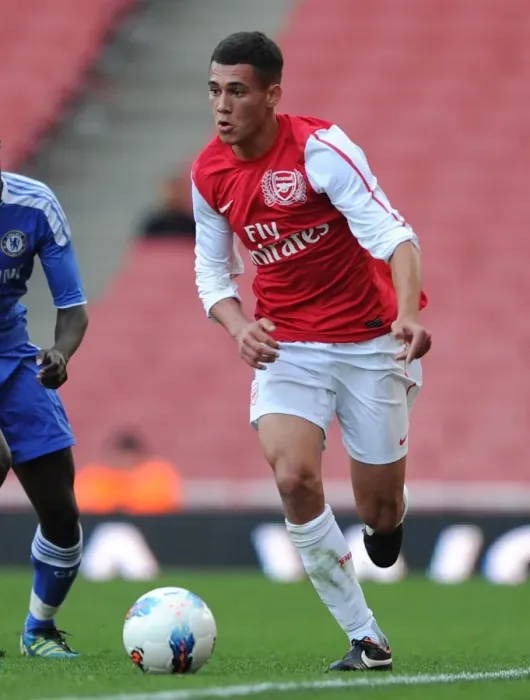 Framed Print : Samir Bihmoutine (Arsenal). Arsenal U18 1: 0 Chelsea U18. Friendly Match