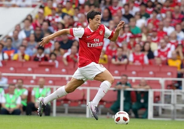 Samir Nasri in Action: Arsenal vs AC Milan - Emirates Cup Pre-Season 2010 (1:1)