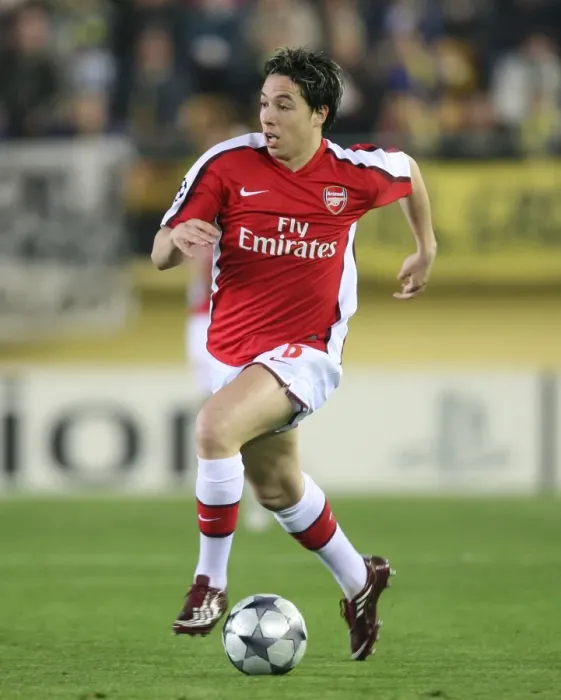 Framed Print : Samir Nasri in Action: Arsenal vs Villarreal, UEFA Champions League Quarterfinal 1st Leg, 2009 Framed Print : Samir Nasri in Action: Arsenal vs Villarreal, UEFA Champions League Quarterfinal 1st Leg, 2009