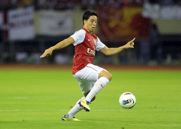 Samir Nasri in Action: Arsenal's Pre-Season Clash with Hangzhou Greentown (2011)