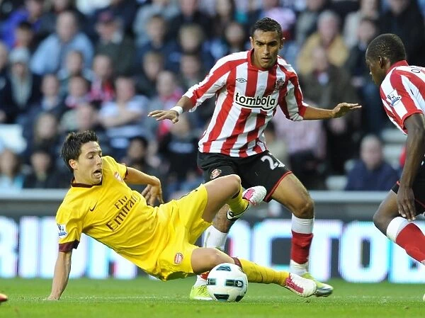 Samir Nasri (Arsenal) Ahmed Elmohamady (Sunderland). Sunderland 1: 1 Arsenal