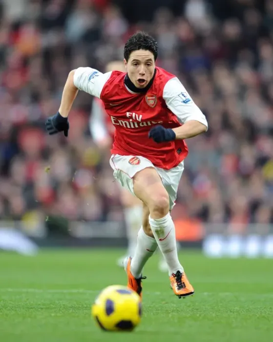 Framed Print : Samir Nasri (Arsenal). Arsenal 3: 0 Wigan Athletic. Barclays Premier League Framed Print : Samir Nasri (Arsenal). Arsenal 3: 0 Wigan Athletic. Barclays Premier League