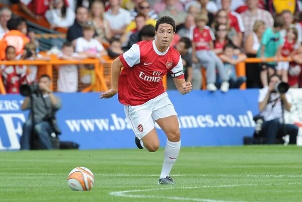 Samir Nasri (Arsenal). Barnet 0: 4 Arsenal, Pre season friendly, Underhill Stadium