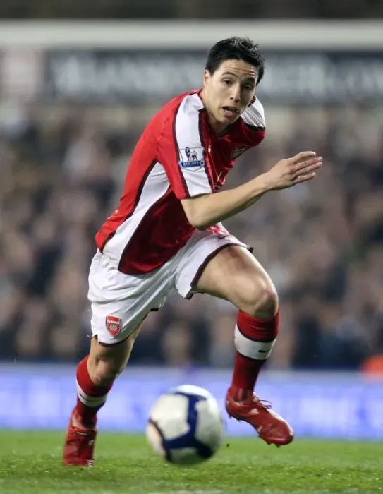 Framed Print : Samir Nasri (Arsenal). Tottenham Hotspur 2: 1 Arsenal. Barclays Premier League Framed Print : Samir Nasri (Arsenal). Tottenham Hotspur 2: 1 Arsenal. Barclays Premier League