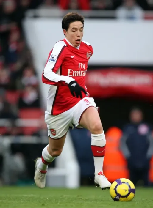 Framed Print : Samir Nasri: Arsenal vs Everton, Emirates Stadium - Barclays Premier League - 9 / 1 / 10
