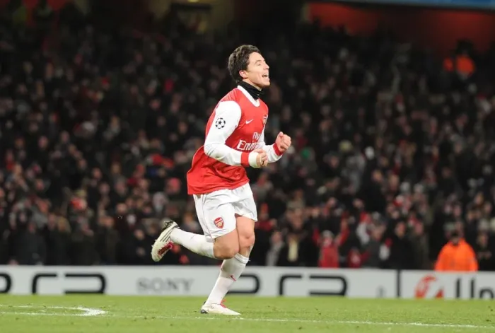 Framed Print : Samir Nasri celebrates scoring the 3rd Arsenal goal. Arsenal 3: 1 Partizan Belgrade Framed Print : Samir Nasri celebrates scoring the 3rd Arsenal goal. Arsenal 3: 1 Partizan Belgrade