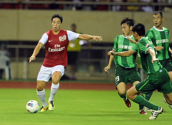 Samir Nasri Faces Off Against Hangzhou Greentown in Pre-Season Friendly