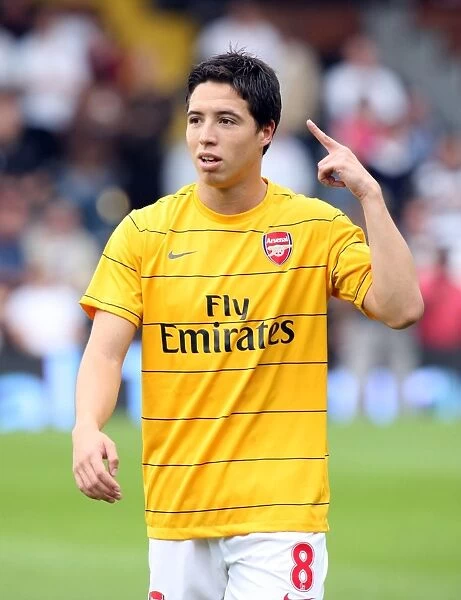 Samir Nasri: Leading Arsenal to Victory over Fulham in the Barclays Premier League