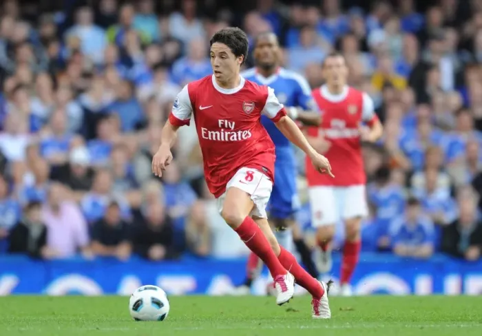 Framed Print : Samir Nasri vs Chelsea: Arsenal's Defeat at Stamford Bridge, 2010-11 Premier League Framed Print : Samir Nasri vs Chelsea: Arsenal's Defeat at Stamford Bridge, 2010-11 Premier League