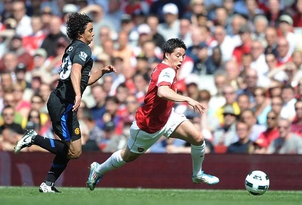 Samir Nasri vs. Fabio: Arsenal's Victory over Manchester United (1:0), Barclays Premier League, Emirates Stadium, 2011