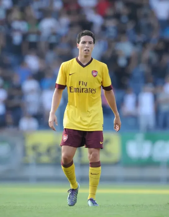 Framed Print : Samir Nasri's Dominant Display: Arsenal's 4-0 Win Over Sturm Graz, Austria 2010