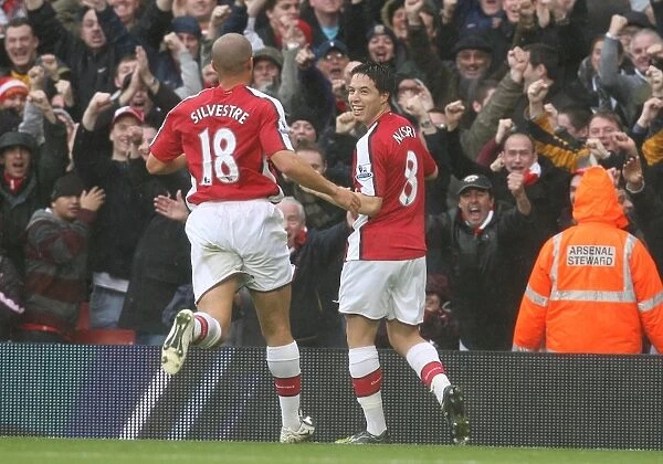 Samir Nasri's Thrilling Debut Goal: Arsenal 2-1 Manchester United, 2008