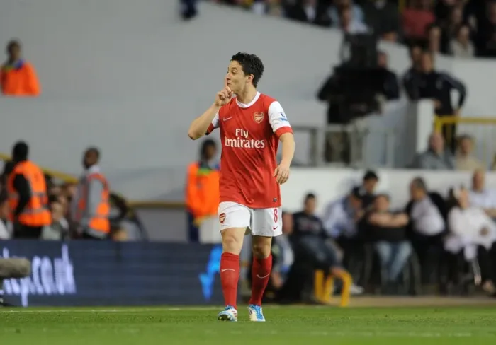Framed Print : Samir Nasri's Thrilling Goal: Arsenal vs. Tottenham Hotspur, 3-3